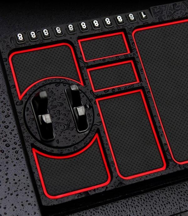 Mobee Araç Içi Torpido Kaydırmaz Telefon Tutucu Numaratör Organizer Torpido Üstü Kaydırmaz Pad - Image 1
