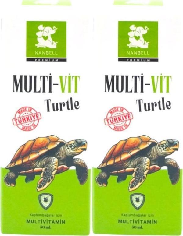 Kaplumbağalar İçin Multivitamin 50 ml 2 Kutu - Image 1