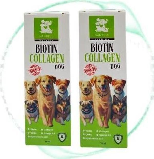 Köpekler İçin Biotin Ve Kolojen 50 Ml 2 Kutu - Image 1