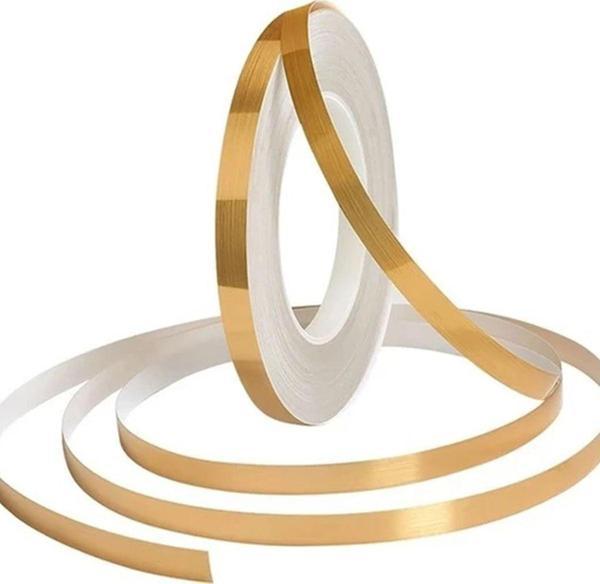 Mobee Fayans Arası Yapışkanlı Folyo Derz Bandı Şerit Bant Gold 1 Cm 50 Metre 1420 - Image 1