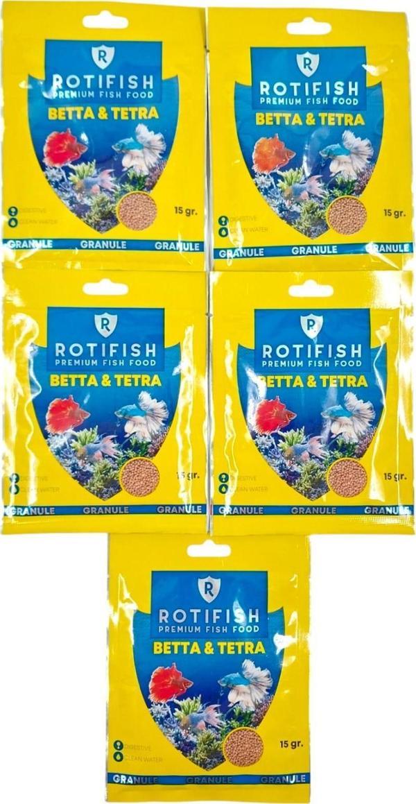 Betta & Tetra Zarf Yem 15 gr 5 Adet - Image 1