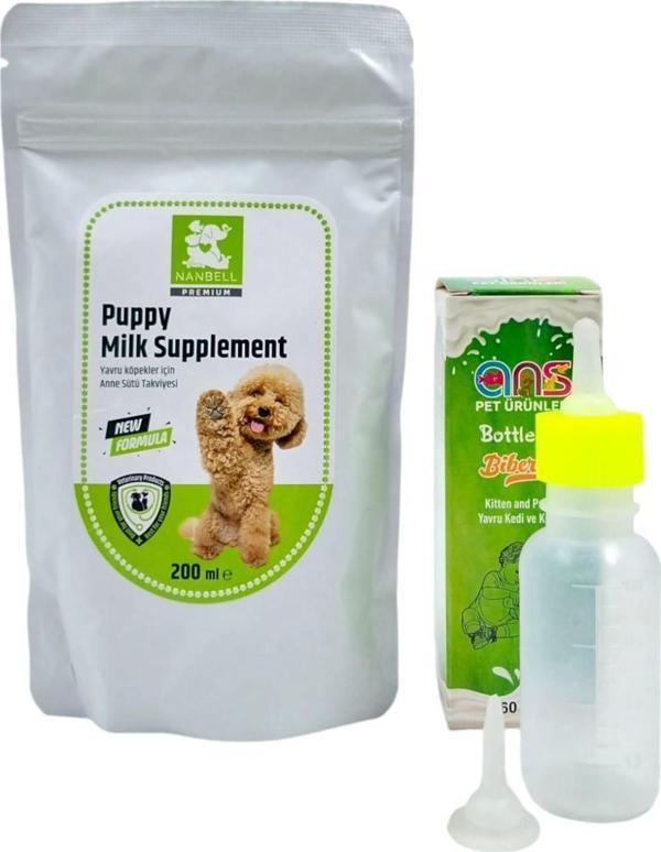 Yavru Köpek Süt Tozu 200 Ml+Biberon 60 Ml - Image 1