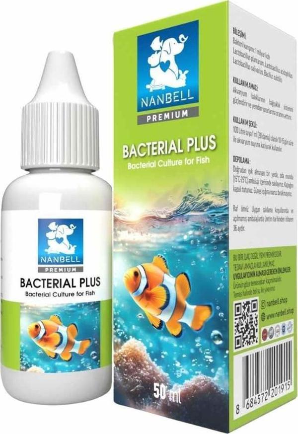 Bacterial Plus 50ml – Akvaryum Balıkları İçin Bakteri Kültürü - Image 1