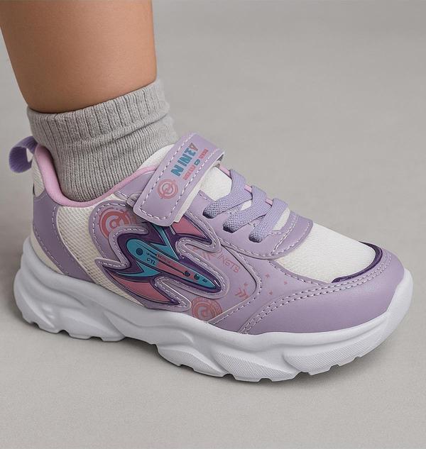 891 Rahat Taban Çocuk Spor Ayakkabı Kız Çocuk Spor Ayakkabı Cırtlı Model - Image 1