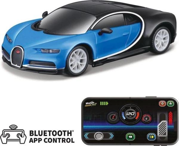 Nessiworld Maisto 1:41 APP Control Kumandalı Metal Araba Bugatti Chiron 20 - Image 1