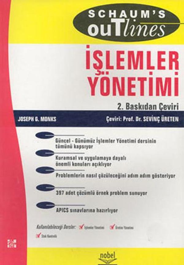 İşlemler Yönetimi - Nobel Akademik Yayıncılık - Image 1