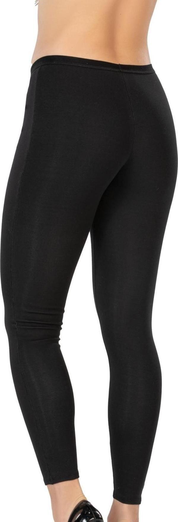 SİYAH    Cotton Termal Tayt - Image 1