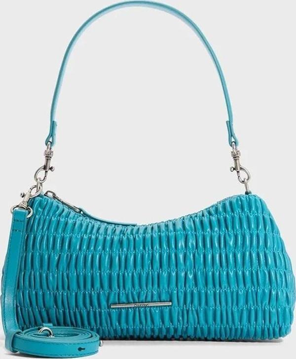 Calvin Klein Jeans RUCHED DROP SHOULDER BAG Kadın Yeşil Omuz Çantası LV04K3088G-XT6 - Image 1