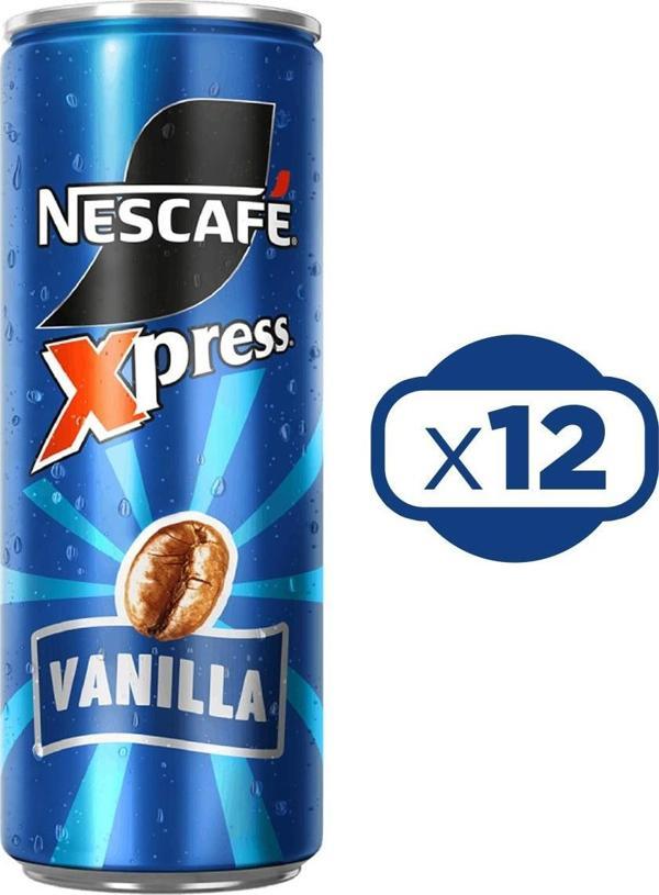 Nescafe Xpress Vanilya Soğuk Kahve 250 ml x 12 Adet - Image 1