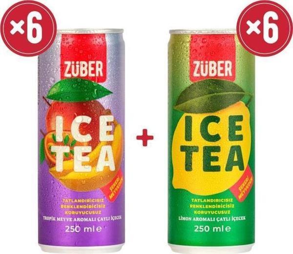 Ice Tea Tropik & Limon 250ml X 12 Adet - Image 1