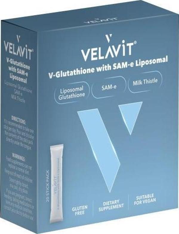 Velavit V-Glutathione Whith SAM-E Liposomal 20 Stick - Image 1