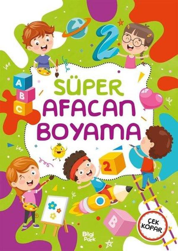 Süper Afacan Boyama Kitabı - Bilgi Park Yayınları - Image 1