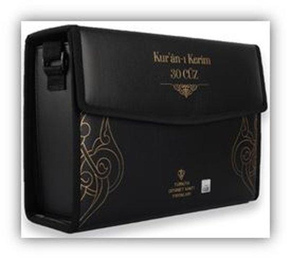 Kur'an-ı Kerim-Rahle Boy - 30 Cüz Siyah Çanta Kare Kodlu - Türkiye Diyanet Vakfı Yayınları - Image 1