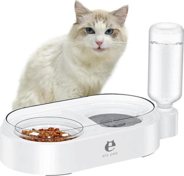 ELS Pet Kedi ve Köpek Otomatik Su Doldurmalı Mama ve Su Kabı - Image 1
