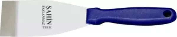 Şahin Bursa Paslanmaz Gıda Spatulası No:1, 5 cm - Plastik Sap - Image 1