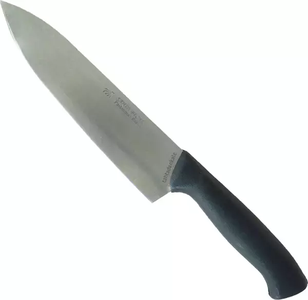 Şahin Bursa Paslanmaz Büyük Şef Bıçağı 23 cm, Plastik Sap - Image 1