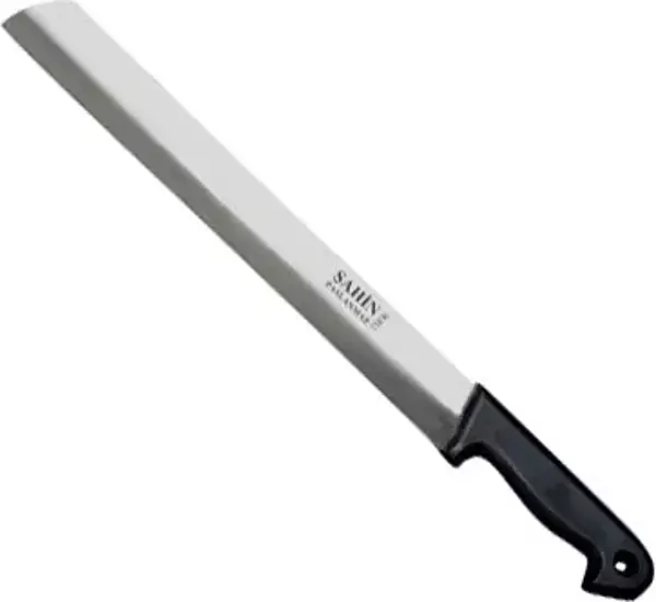 Şahin Bursa Kavurma Kaşar Bıçağı 35 cm - Plastik Sap - Image 1