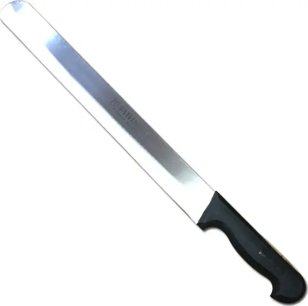 Şahin Bursa Paslanmaz Salam Bıçağı 35 cm - Plastik Sap - Image 1