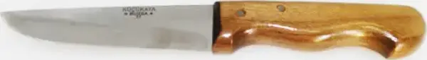 Küçükata Bursa Kalın Küt Kasap Bıçağı No:1, 13 cm - Ahşap Sap - Image 1