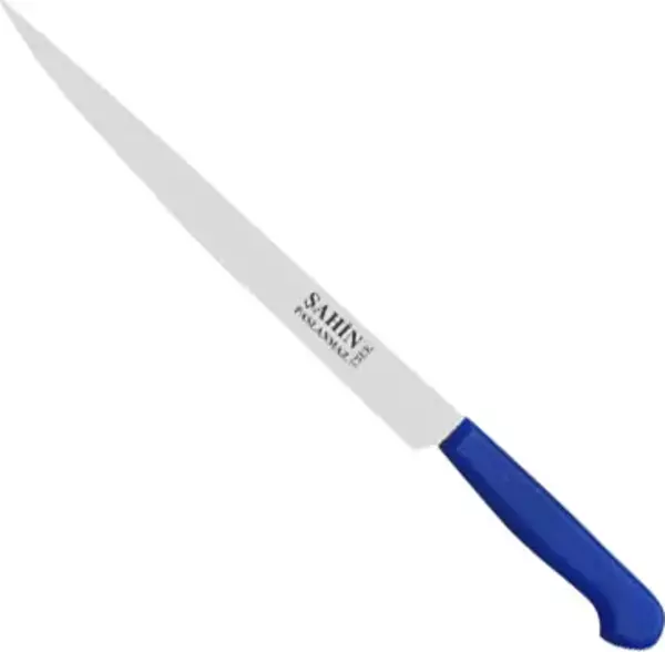 Şahin Bursa Paslanmaz Lakerda Bıçağı 25 cm, Plastik Sap - Image 1