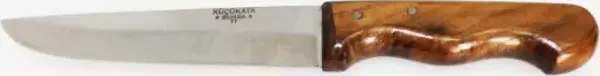 Küçükata Bursa Kalın Küt Kasap Bıçağı No:2, 15,5 cm - Ahşap Sap - Image 1