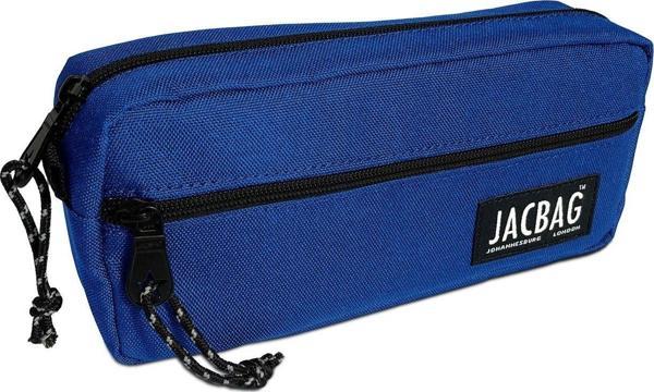 Jacbag Çift Fermuarlı Saks Mavi Erkek Çocuk Kalem Kutusu - Image 1