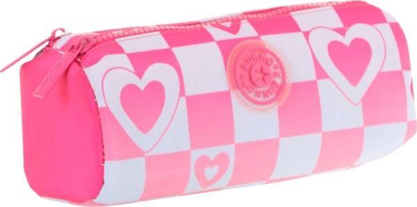 Kaukko İki Bölmeli Kız Çocuk Okul Kalem Çantası - Pembe Mavi - K2699 - Image 1