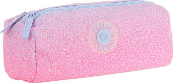 Kaukko İki Bölmeli Kız Çocuk Okul Kalem Çantası - Pembe - K2714 - Image 1