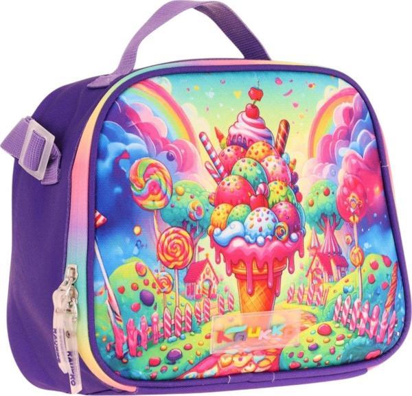 Kaukko Kids Kız Çocuk Isı Yalıtımlı Okul/Piknik Beslenme Çantası (Dondurma) L7251 - Image 1