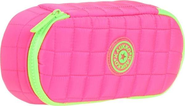 Kaukko Kız Çocuk Pembe Özel Bölmeli Organizer Okul ve Günlük Kalem Çantası - K2622 - Image 1