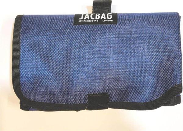 Jacbag Senior XL Lastik Ayraçlı Cepli Katlanır Lacivert Sanatsal Kalem Çantası - Image 1