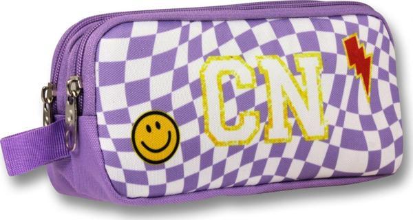Ümit Çanta 5083 (Smile Desenli - Lila Renkli) Kız Çocuk Kalem Çantası - Image 1