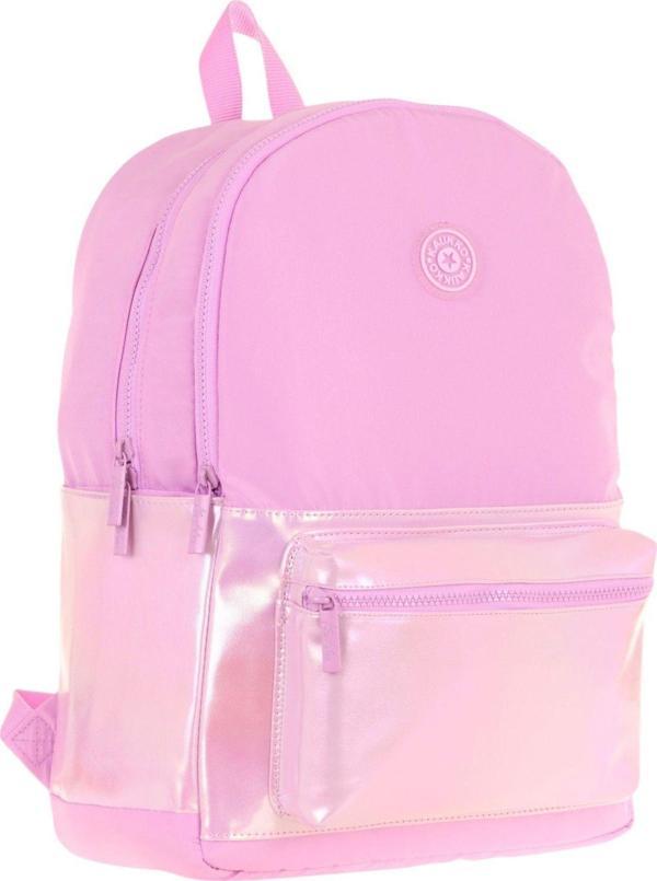 Kaukko Cube Üç Bölmeli Kız Çocuk Pembe Okul Çantası - K1819 - Image 1