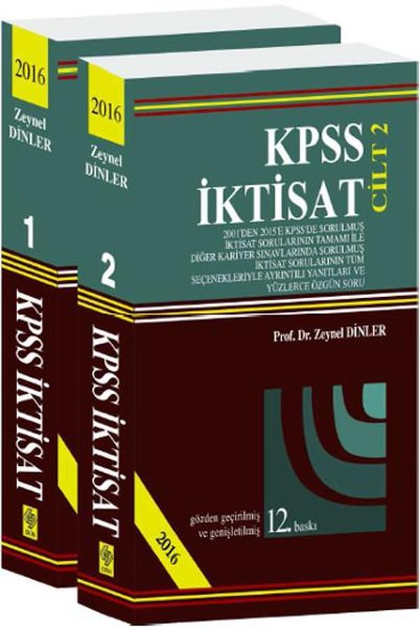 KPSS İktisat 2015 - 2 Cilt Takım - Ekin Basım Yayın - Image 1