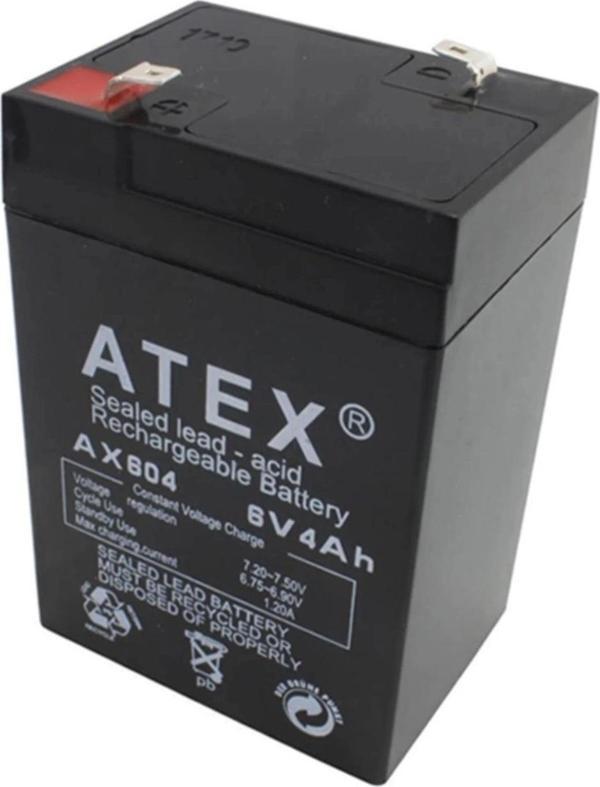Atex Akü 6v 4a (10.5x7x4.5cm) - Image 1