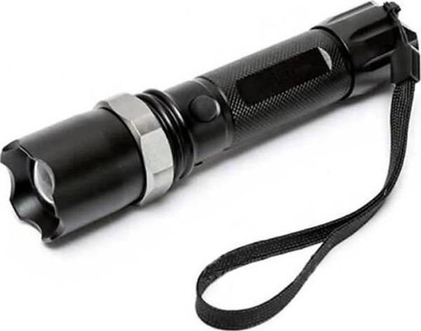 Km-110 Profesyonel Şarjlı El Feneri Ledli+flashlight+zoom Özellikli  Aparatlı 6 Parça Full Set - Image 1