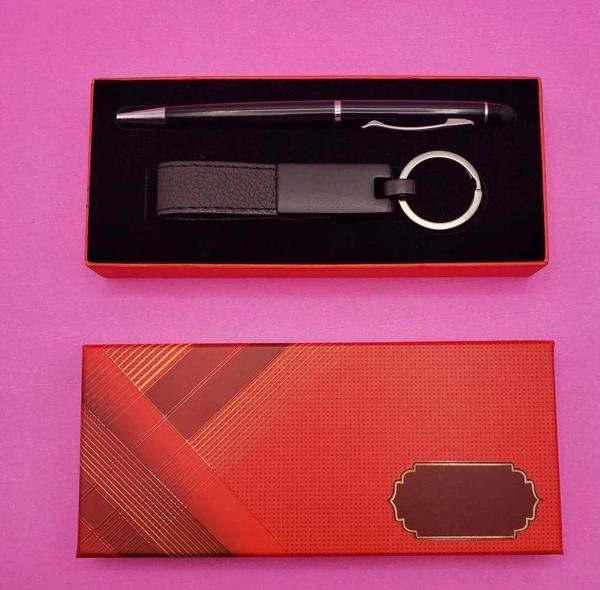 Siyah Touchpen Kalem Ve Anahtarlık - Image 1