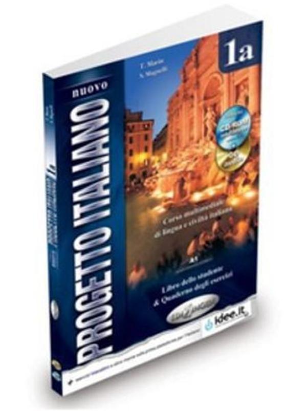 Nuovo Progetto Italiano 1a (Ders Kitabı ve Çalışma Kitabı+CD+CD-ROM) İtalyanca Temel Seviye - Nüans - Image 1