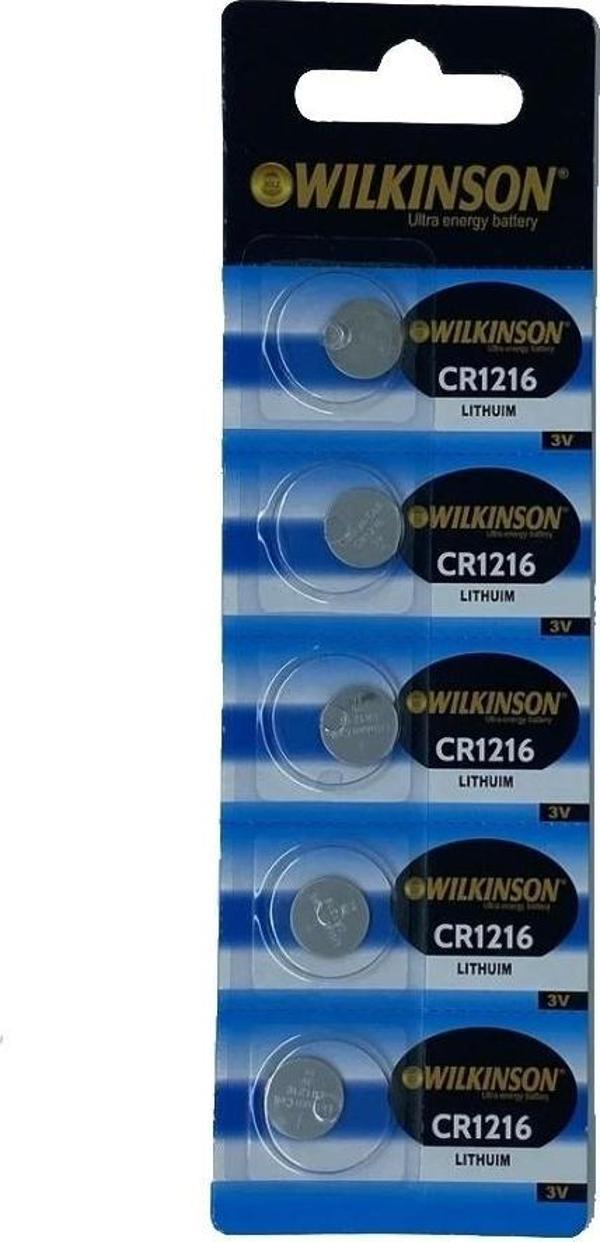 Wılkınson 1216 3v Lityum Düğme Pil 5'li Paket - Image 1
