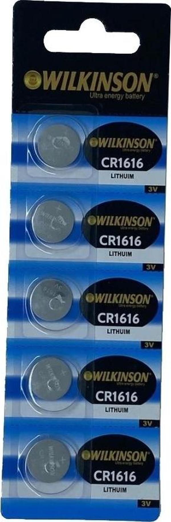 Wılkınson 1616 3v Lityum Düğme Pil 5'li Paket - Image 1