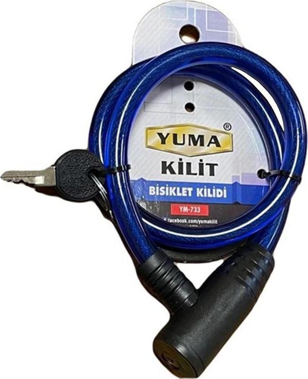 Yuma Ym-733 Mavi 65 Cm Bisiklet Kilidi - Image 1
