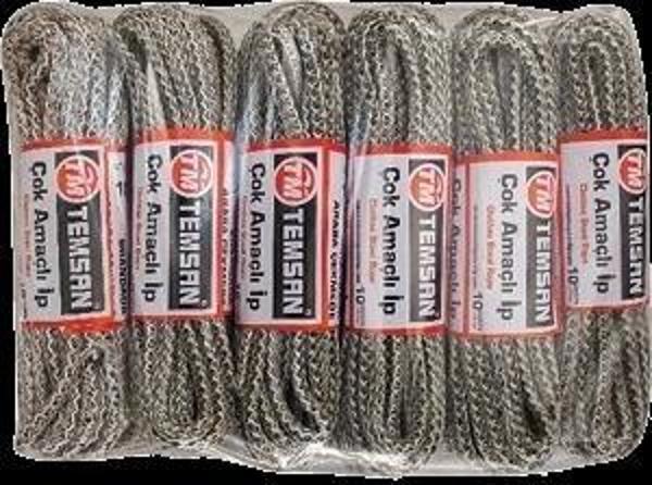 Temsan 10 Mt Çok Amaçlı İp 12'li - Image 1