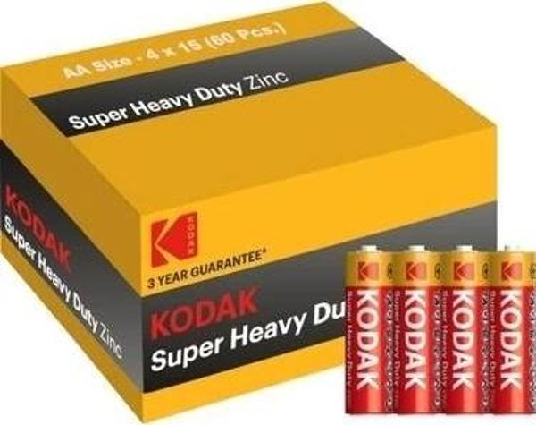 Kodak Aa Pil Super Heavy Duty Çinko Karbon Kalem Pil 60 - Image 1