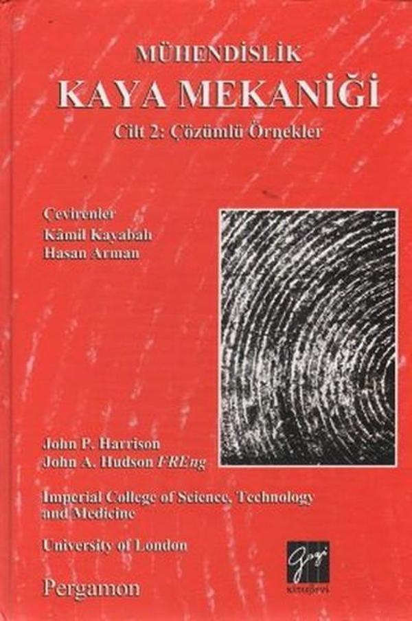 Mühendislik Kaya Mekaniği Cilt 2: Çözümlü Örnekler - Gazi Kitabevi - Image 1
