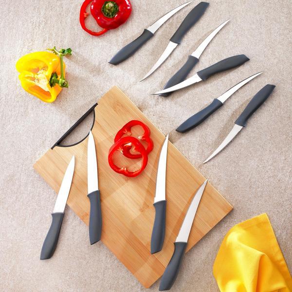 Schafer Quick Chef Bıçak Seti 10 Parça-Gri - Image 1