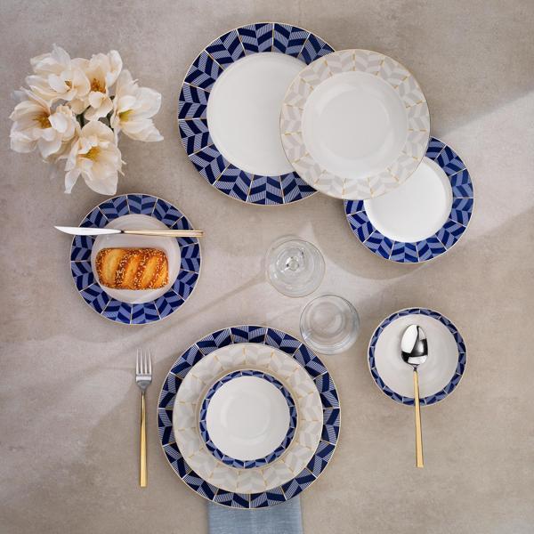 Schafer Fiesta Yemek Takımı 24 Parça-Lacivert - Image 1