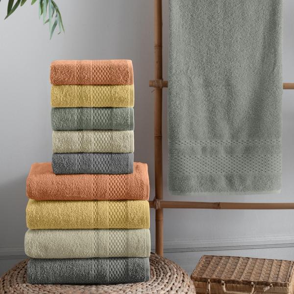 Schafer Home Arya 70x140 Havlu 1 Parça-Orta Yeşil - Image 1