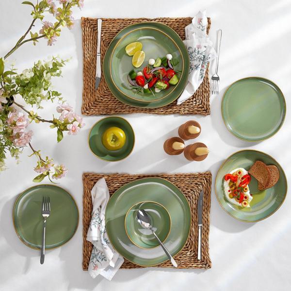 Schafer Hope Yemek Takımı 24 Parça-Yeşil - Image 1
