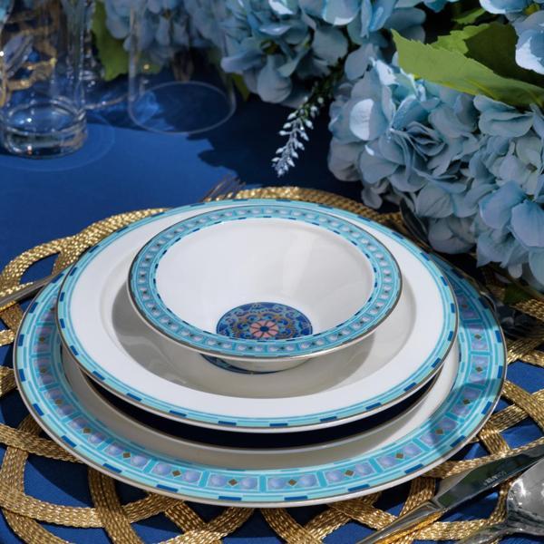 Schafer Tılsım Sapphire Yemek Takımı 60 Parça-Turkuaz - Image 1