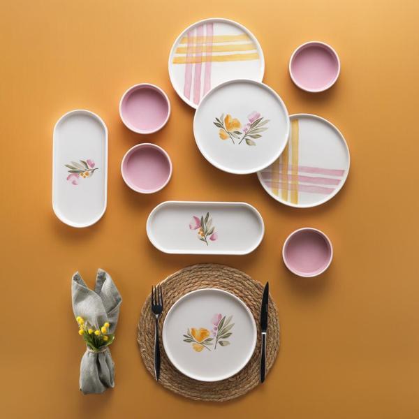 Schafer Sunny 4 Kişilik Kahvaltı Takımı 10 Parça-Pembe02 - Image 1